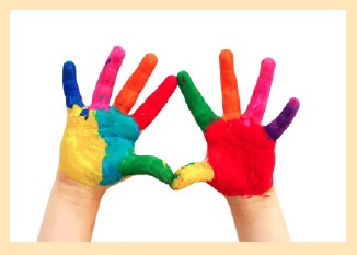 mani colorate